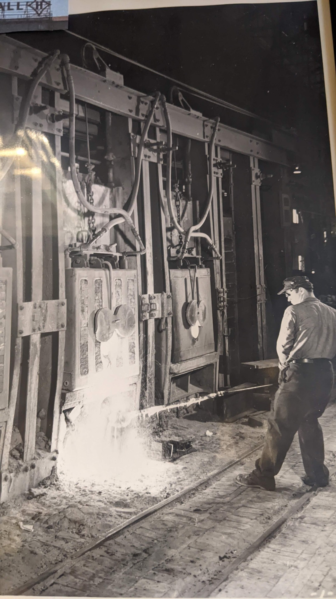 Historic industrial photograph from the user's personal work history